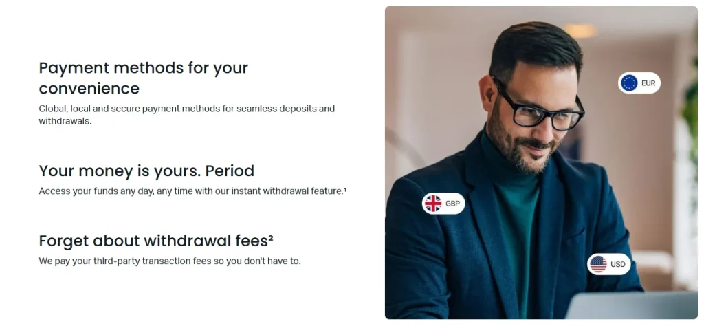 Withdrawal fees and restrictions
