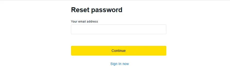 Password Recovery Process