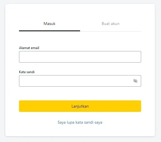 Cara Login ke Personal Area Exness